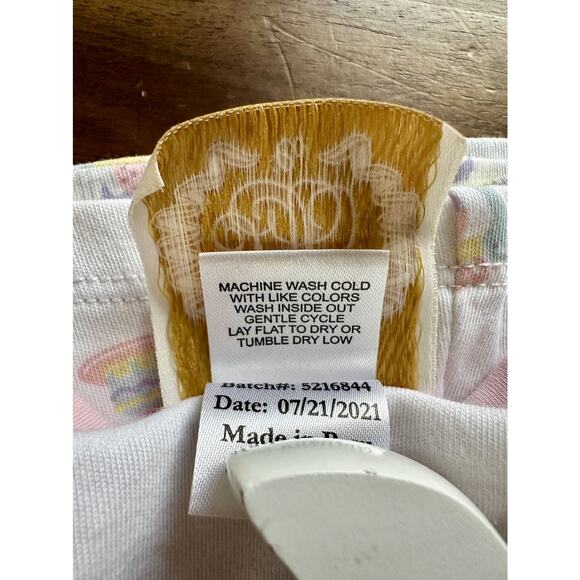 TBBC Icing On The Cake Short Sleeve Knit Polly Play Dress White Pink Preppy 7 - Picture 7 of 8